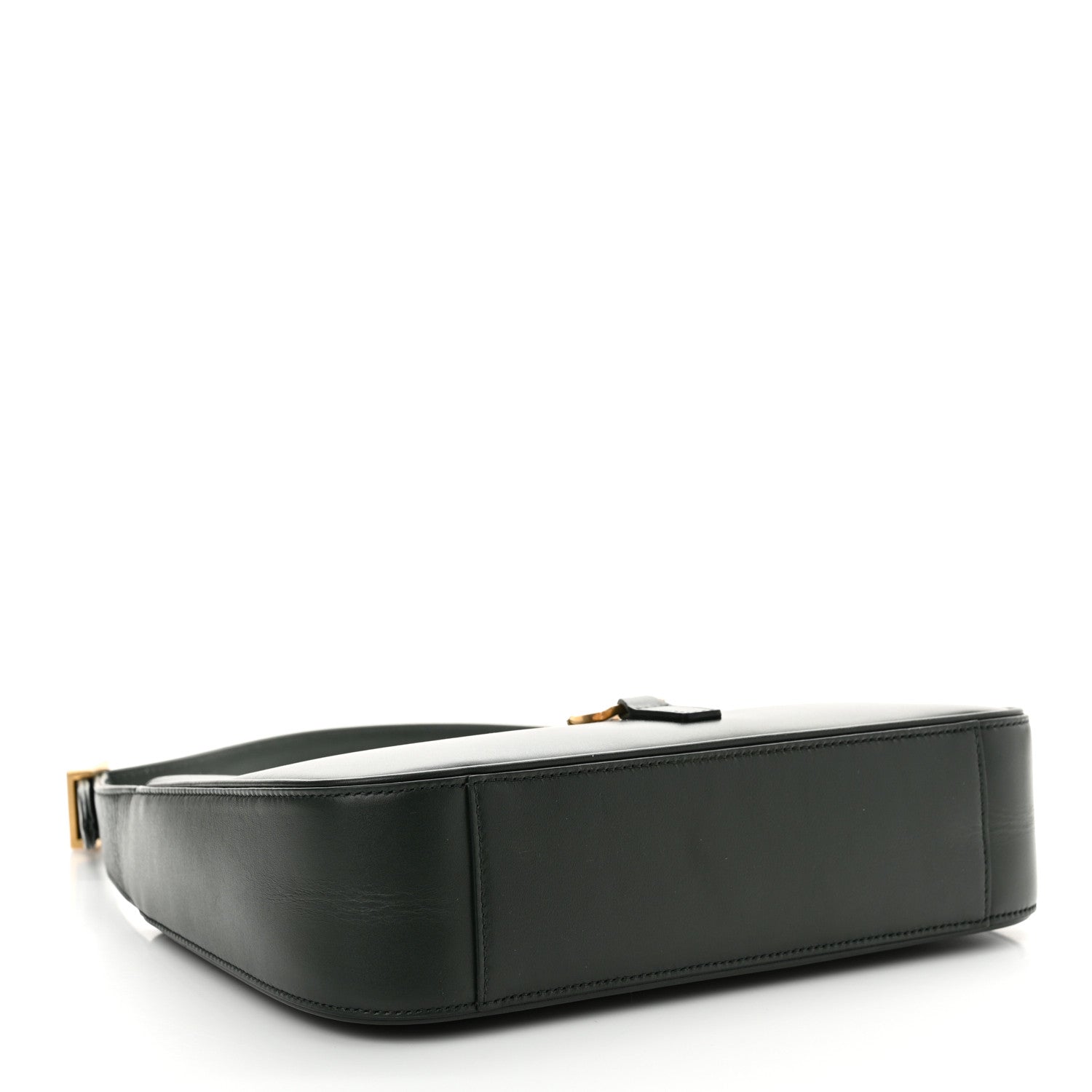 Saint Laurent Smooth Calfskin Le 5 A 7 Hobo Vert Fonce 4 of 13