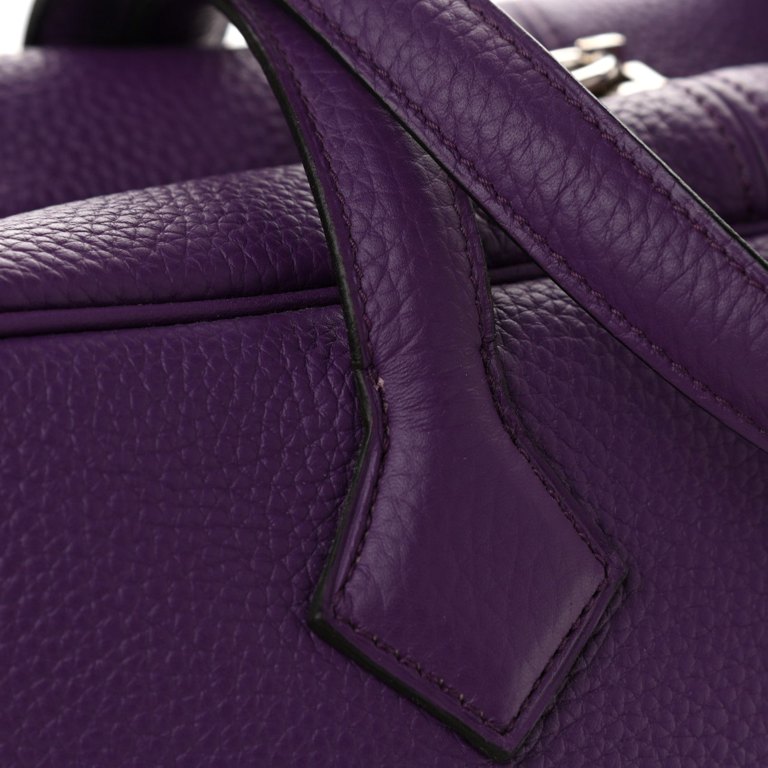 Hermes Taurillon Clemence Victoria II 35 Ultraviolet 13 of 13