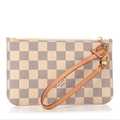 Louis Vuitton Damier Azur Neverfull PM Pochette 9 of 14