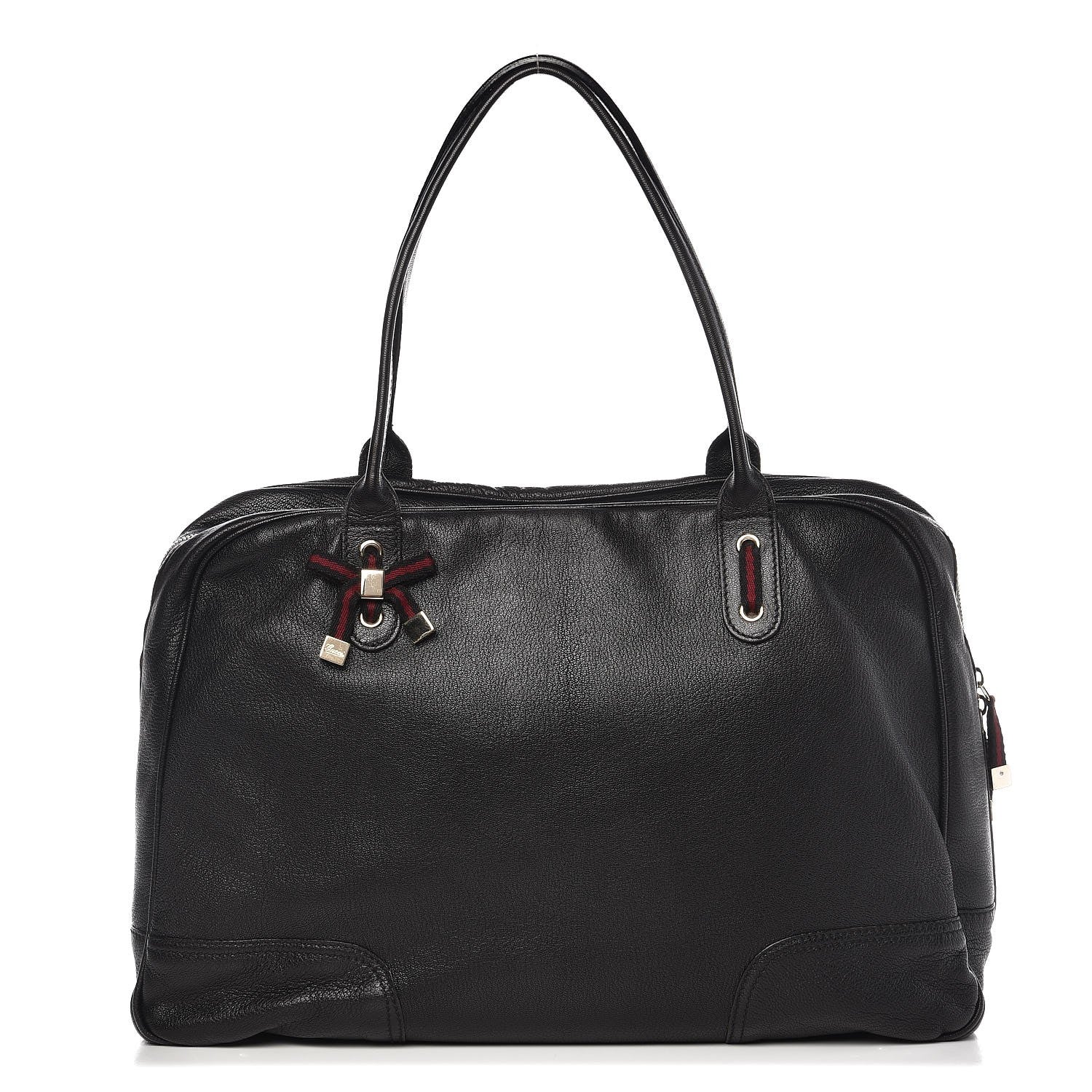 Gucci Calfskin Large Princy Boston Tote Black 1 of 11