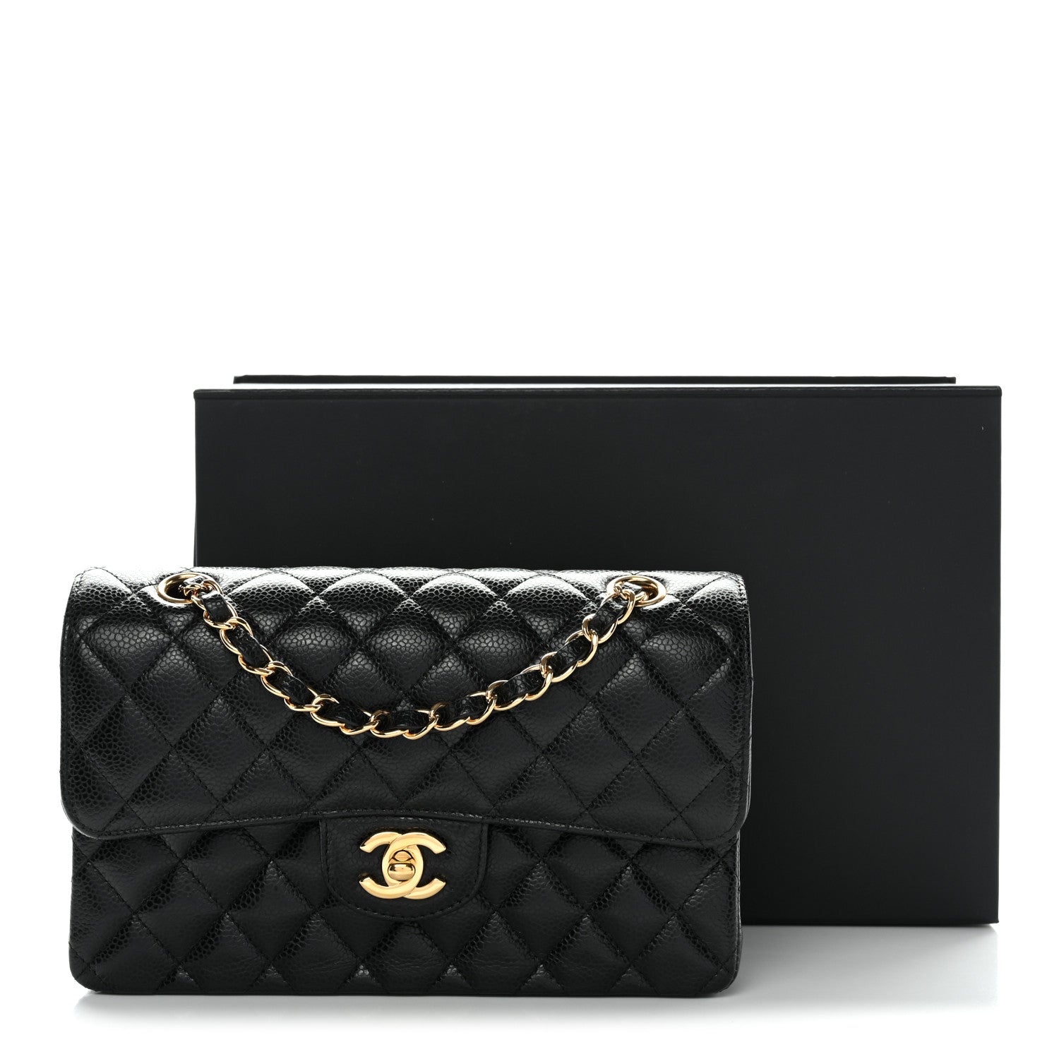 Chanel Caviar Quilted Small Double Flap Black 11 of 11