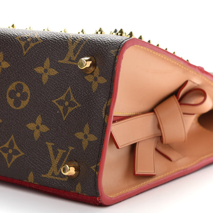 Louis Vuitton Monogram Calf Hair Spikes Iconoclasts Christian Louboutin Tote Red 8 of 8