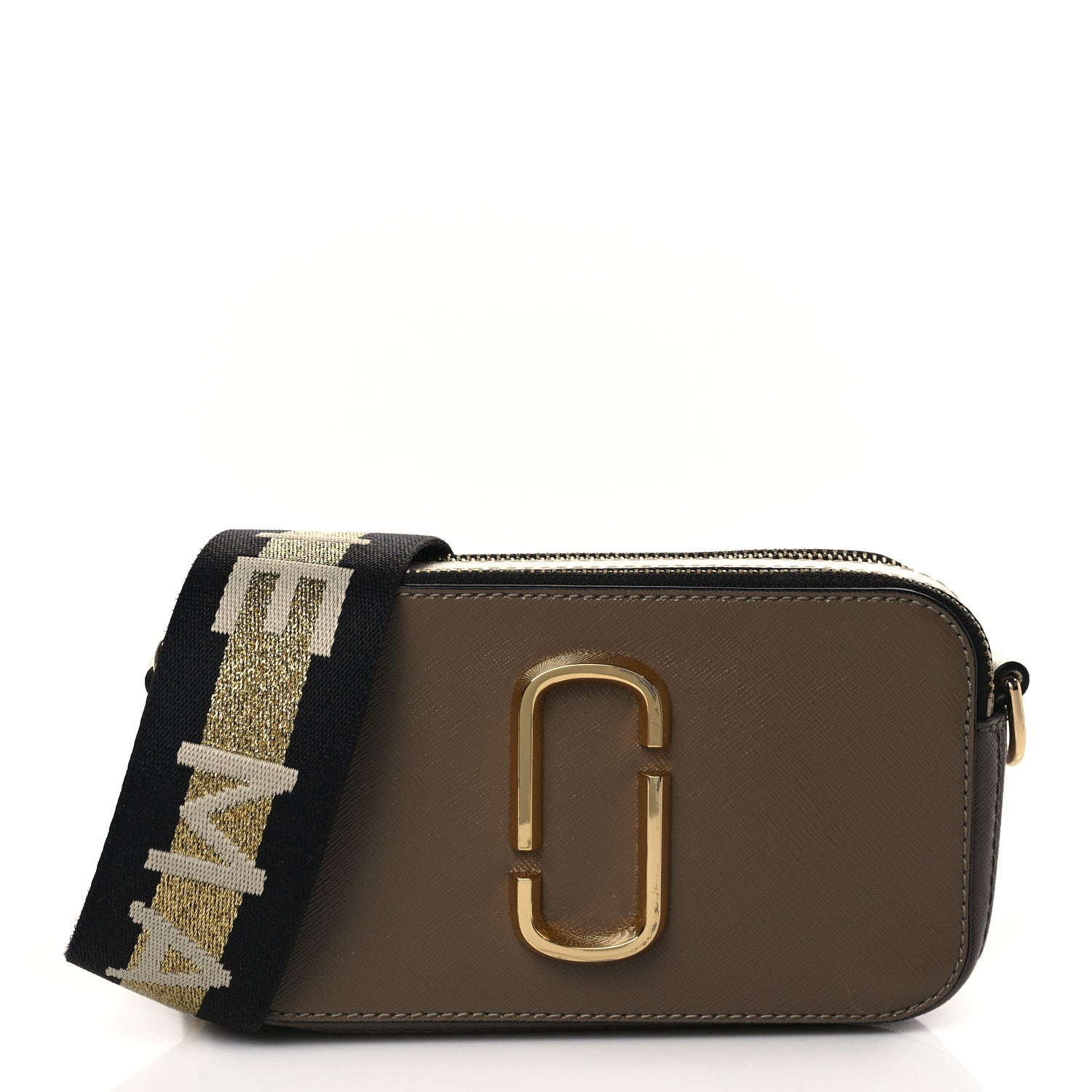 Marc Jacobs Saffiano Small Snapshot Camera Bag Sandcastle 1 of 9