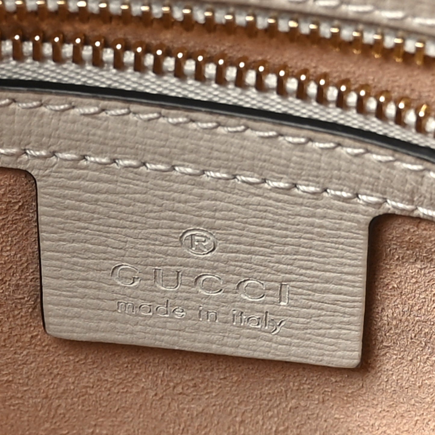 GG Supreme Monogram Small Horsebit 1955 Shoulder Bag Beige Mystic White
