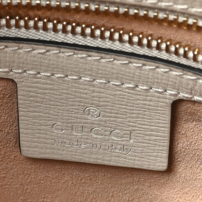 Gucci GG Supreme Monogram Small Horsebit 1955 Shoulder Bag Beige Mystic White 6 of 10