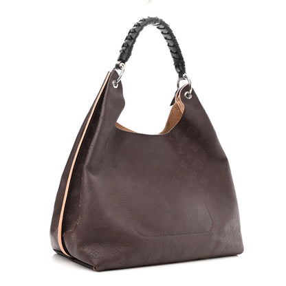 Louis Vuitton Mahina Carmel Hobo Chocolate 3 of 10