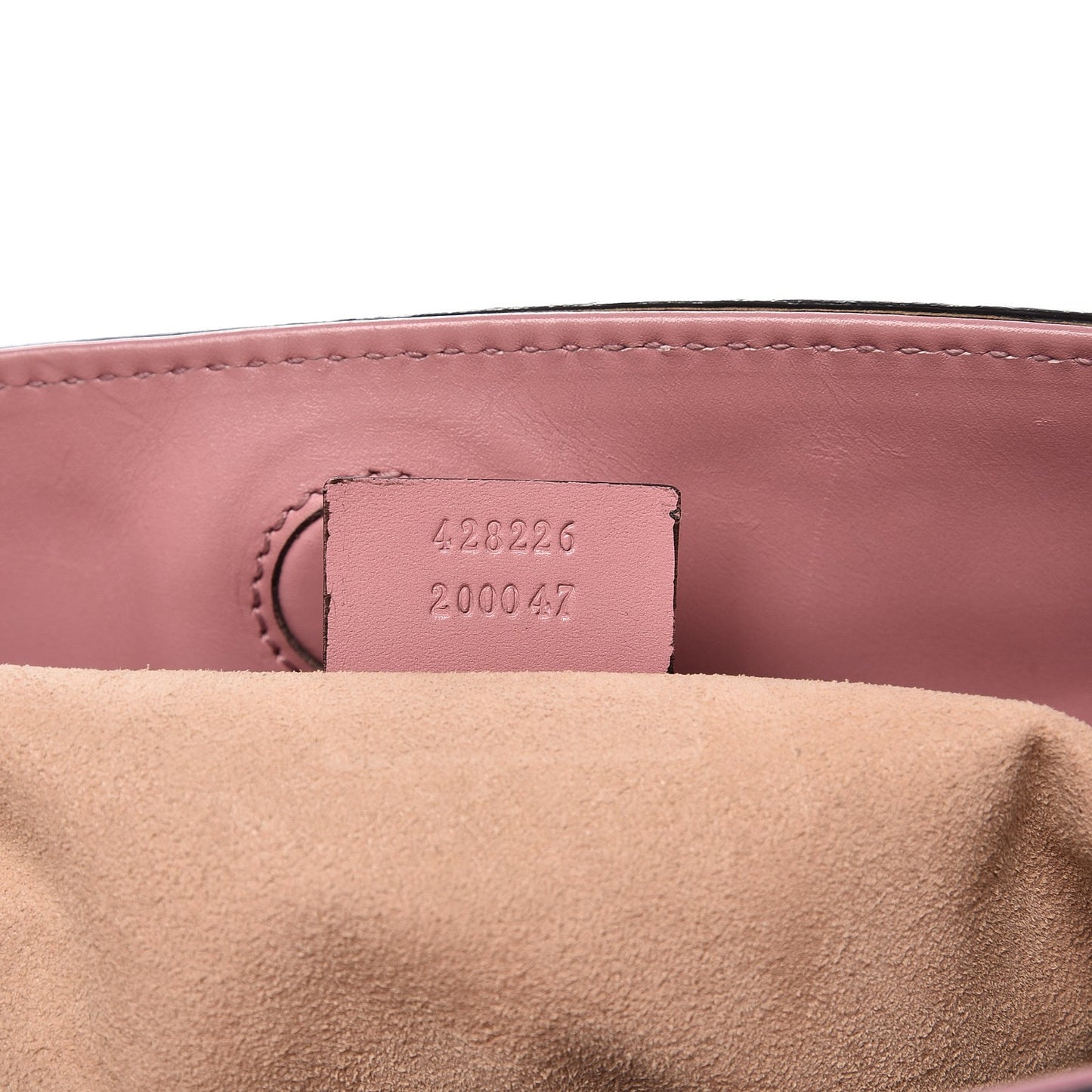 Guccissima Signature Linea A Foldover Tote Rose Baby Candy
