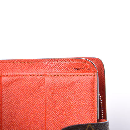 Louis Vuitton Monogram Perforated Compact Zipped Wallet Orange 8 of 9