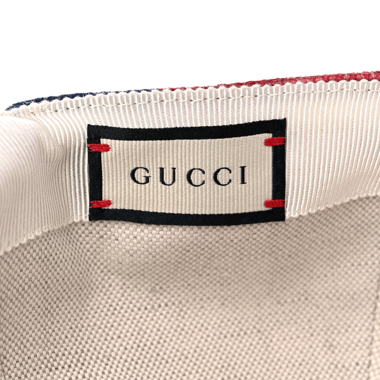 Canvas Marley Stripe Script Logo Patch Gucci 100 Baseball Hat L Multicolor