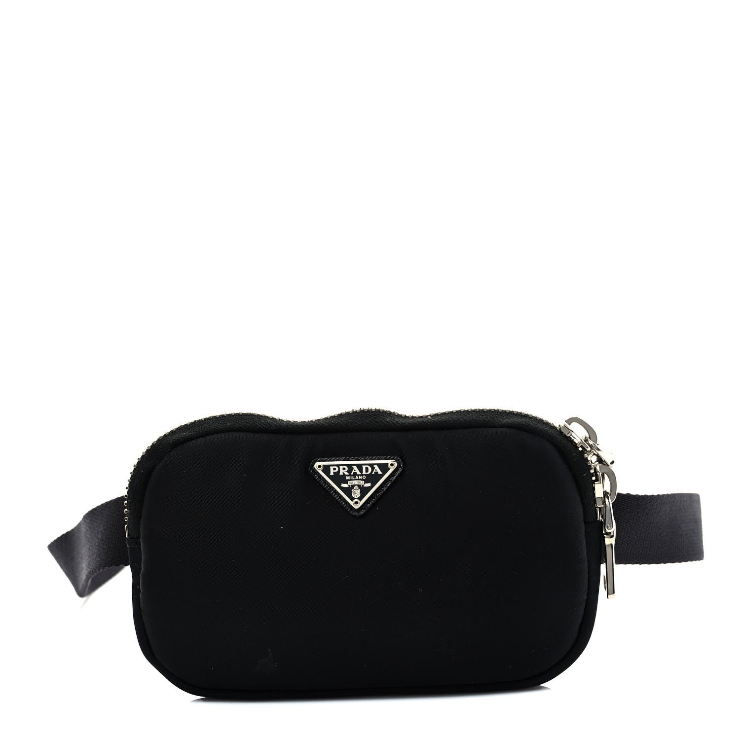 Prada Tessuto Nylon Belt Bag Black 1 of 9