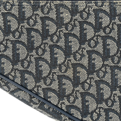 Christian Dior Monogram Mini Saddle Pochette Navy 8 of 13