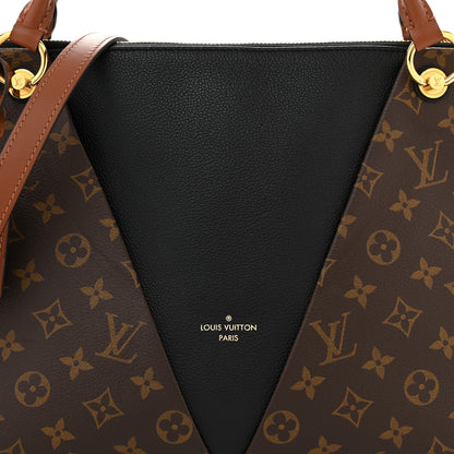Louis Vuitton Monogram V Tote MM Black 7 of 9