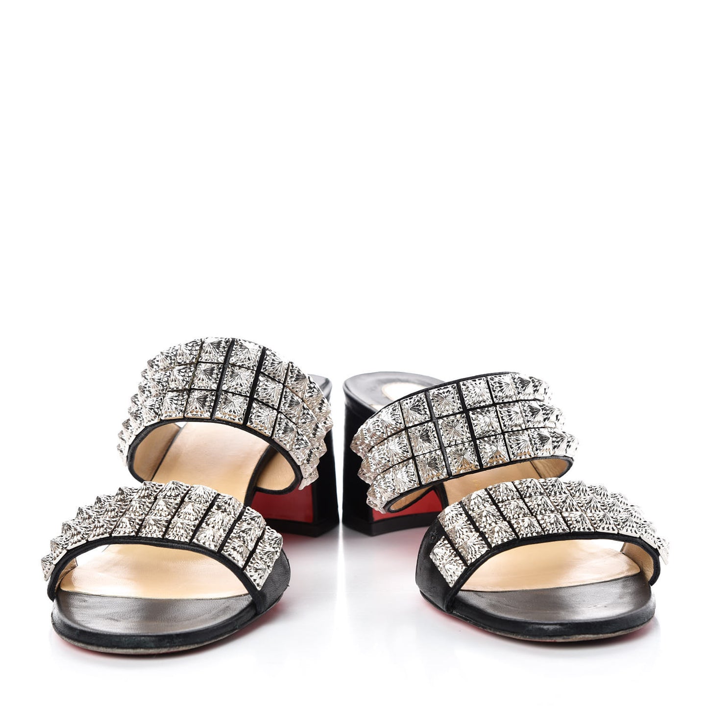 Nappa Myriadiam 55 Slide Sandals 40 Black