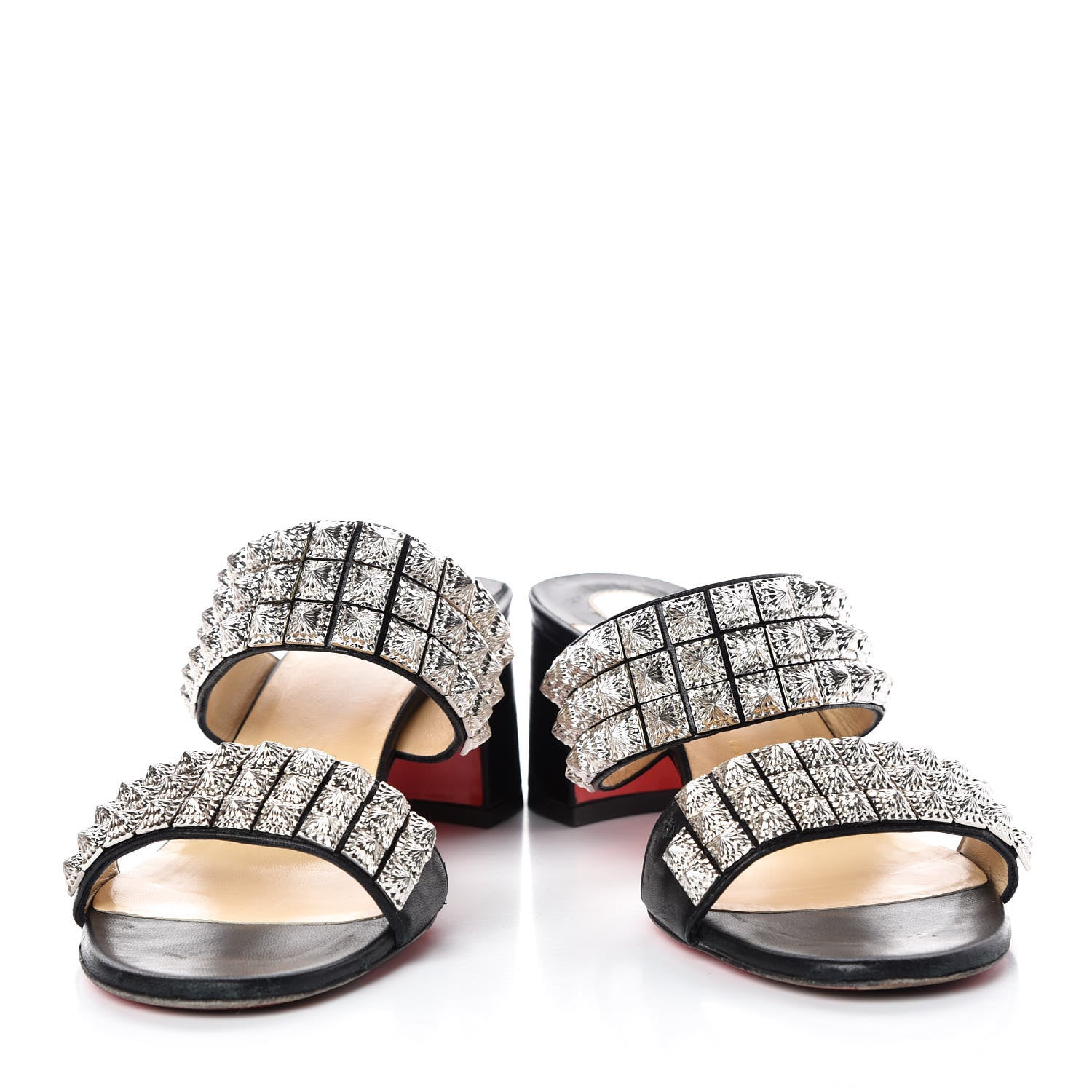 Christian Louboutin Nappa Myriadiam 55 Slide Sandals 40 Black 5 of 14