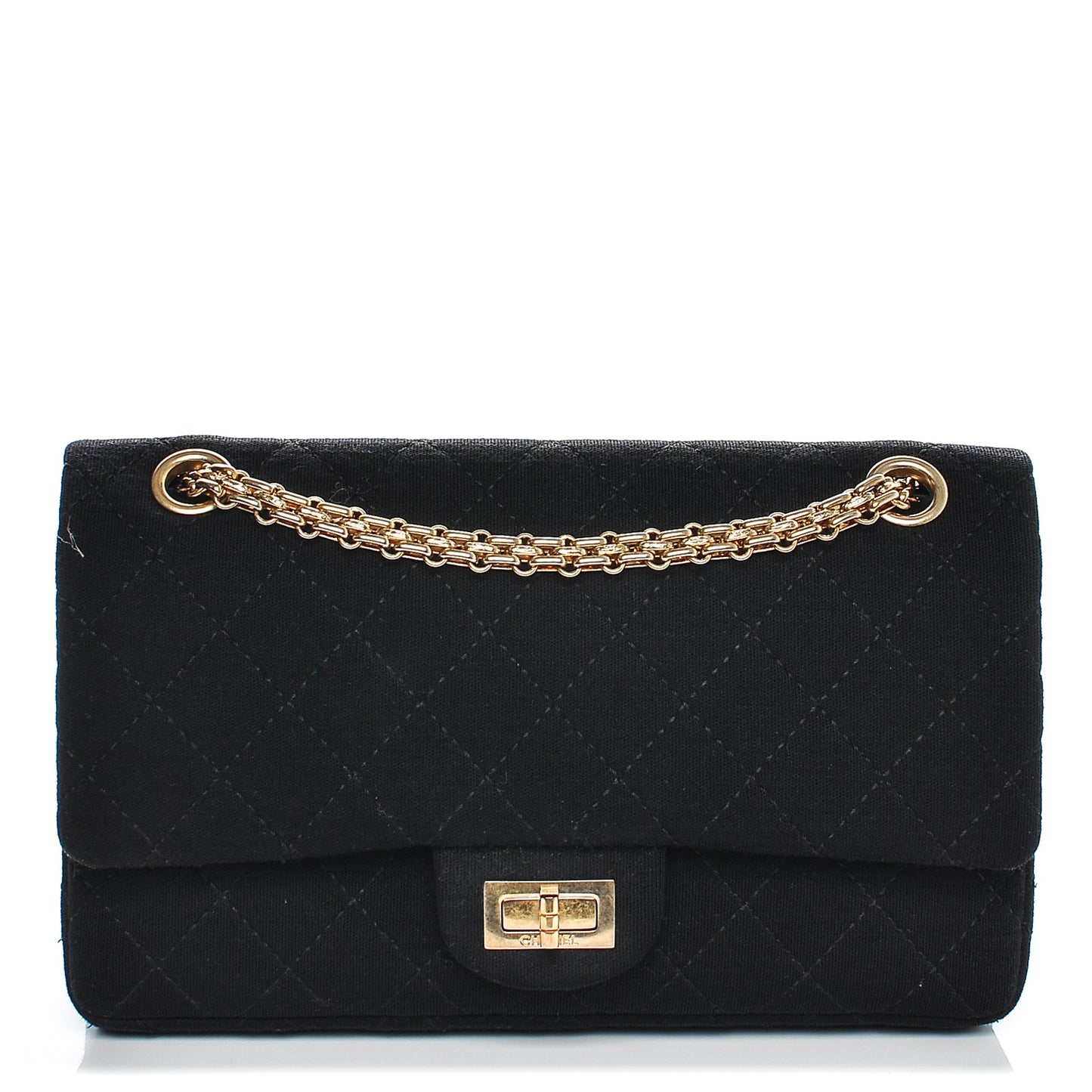Jersey Quilted 2.55 Reissue 225 Flap Black