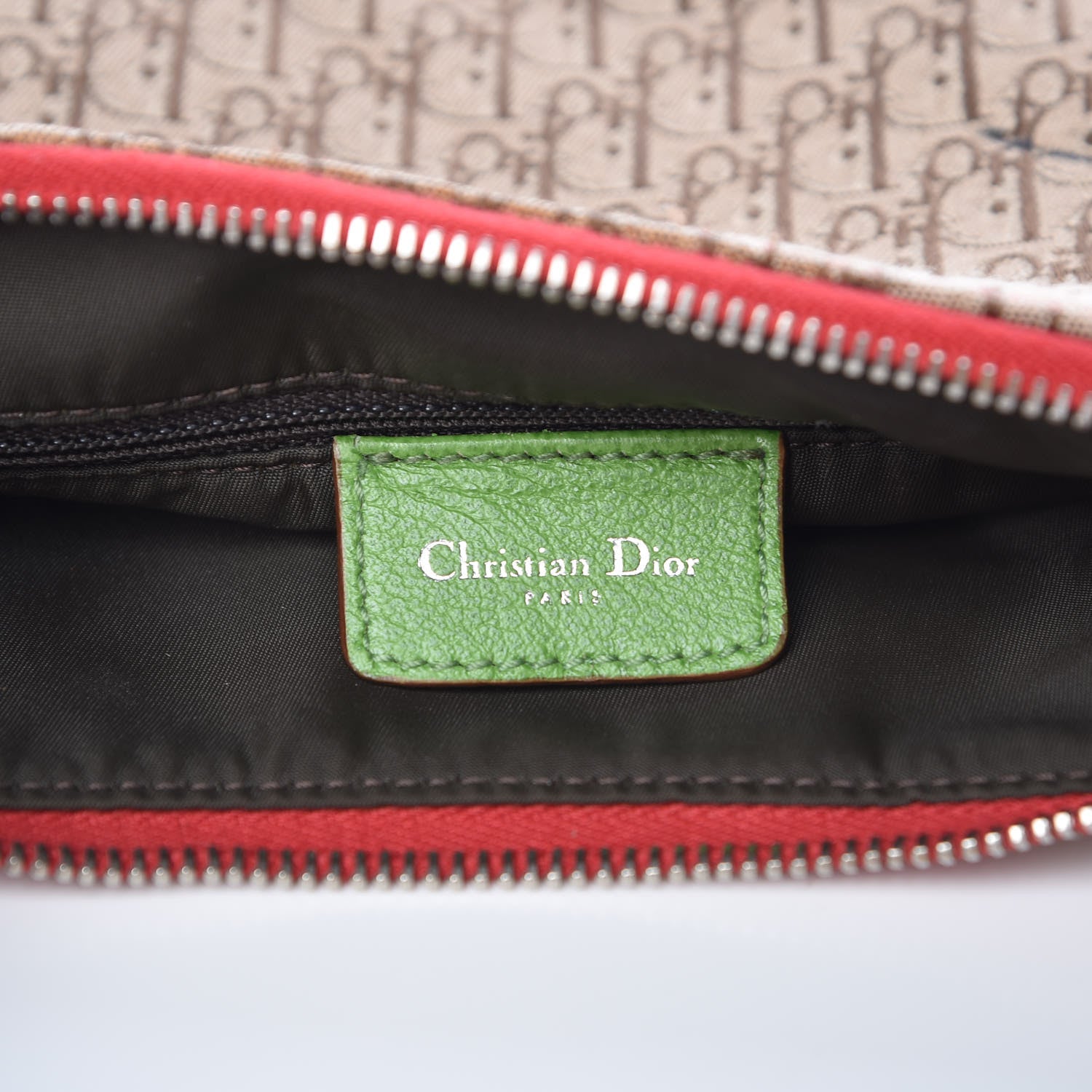 Christian Dior Monogram Rasta Saddle Pochette Beige 6 of 9