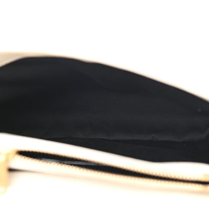 Saint Laurent Sheepskin Matelasse Chevron Monogram Medium College Bag Vintage Blanc 5 of 11