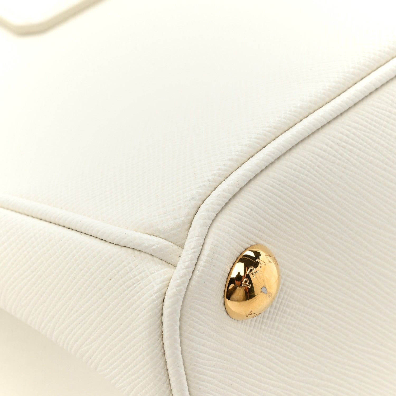 Prada Saffiano Lux Small Galleria Double Zip Tote White 11 of 13