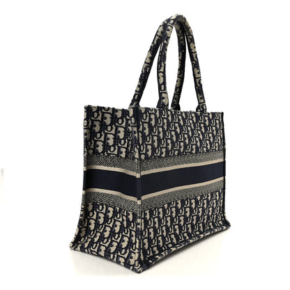 Christian Dior Oblique Medium Book Tote Blue Multicolor 3 of 10