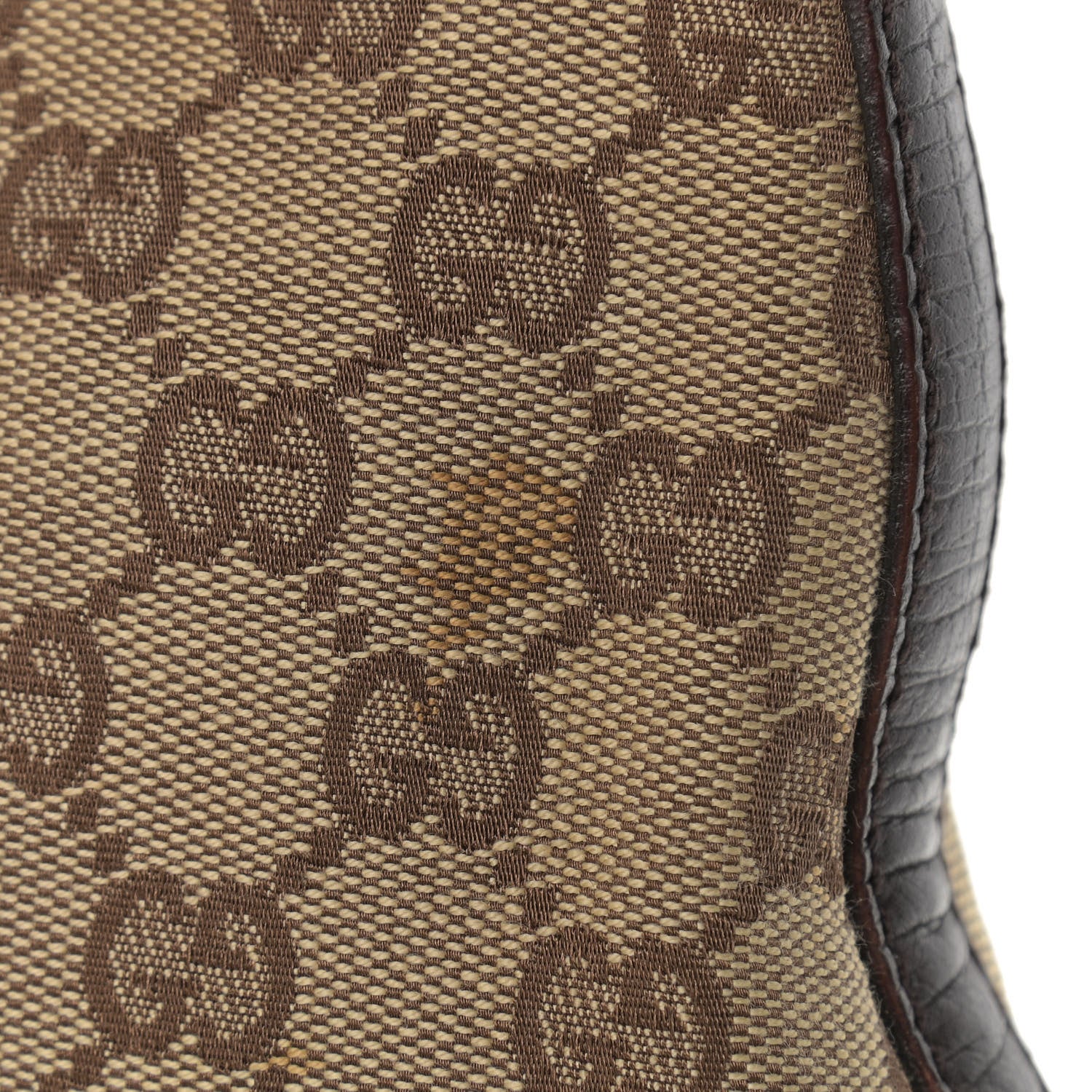 Gucci Monogram Hasler Hobo Dark Brown 13 of 14