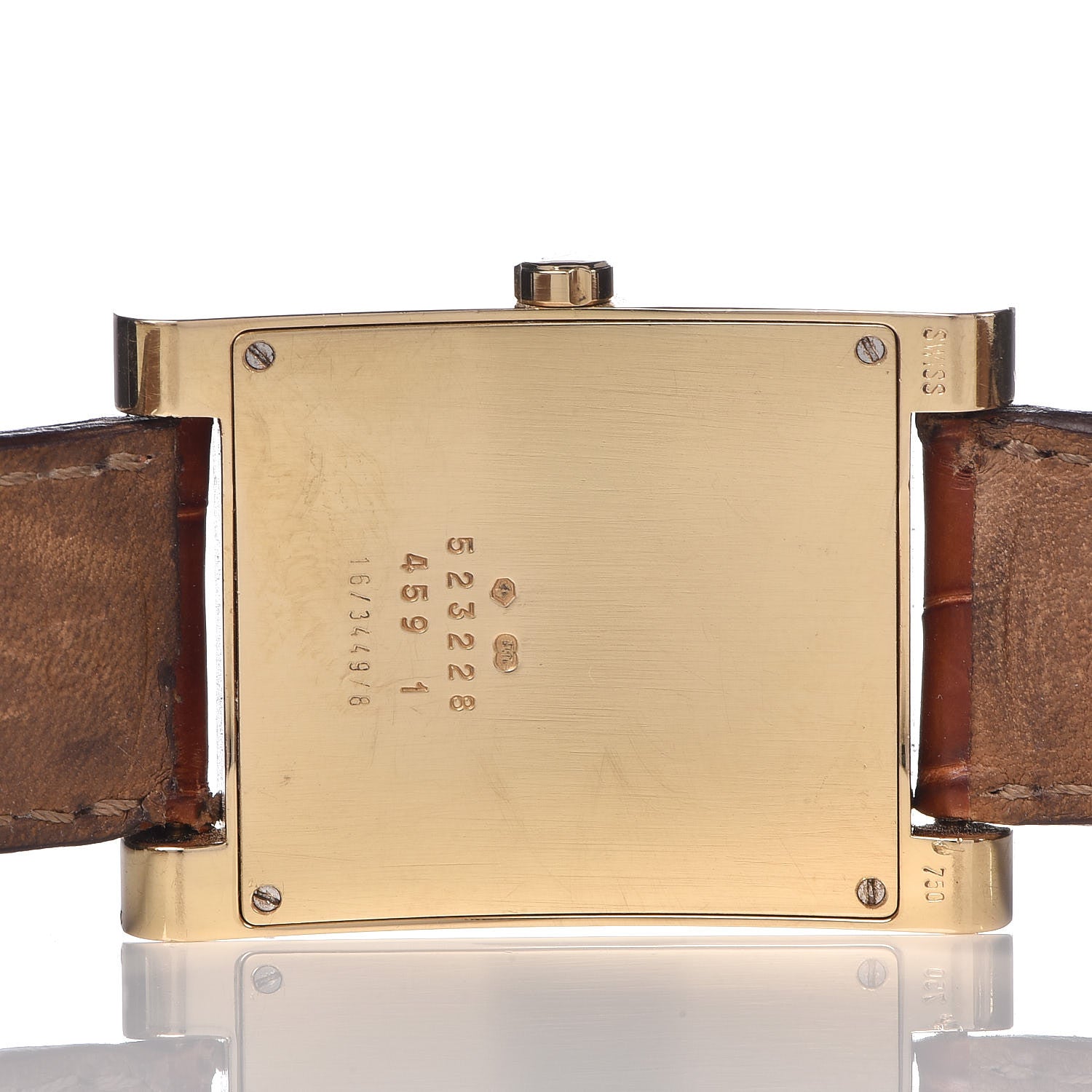 Chopard 18K Yellow Gold Alligator Mother of Pearl 28mm Your Hour Quartz Watch 5 of 11