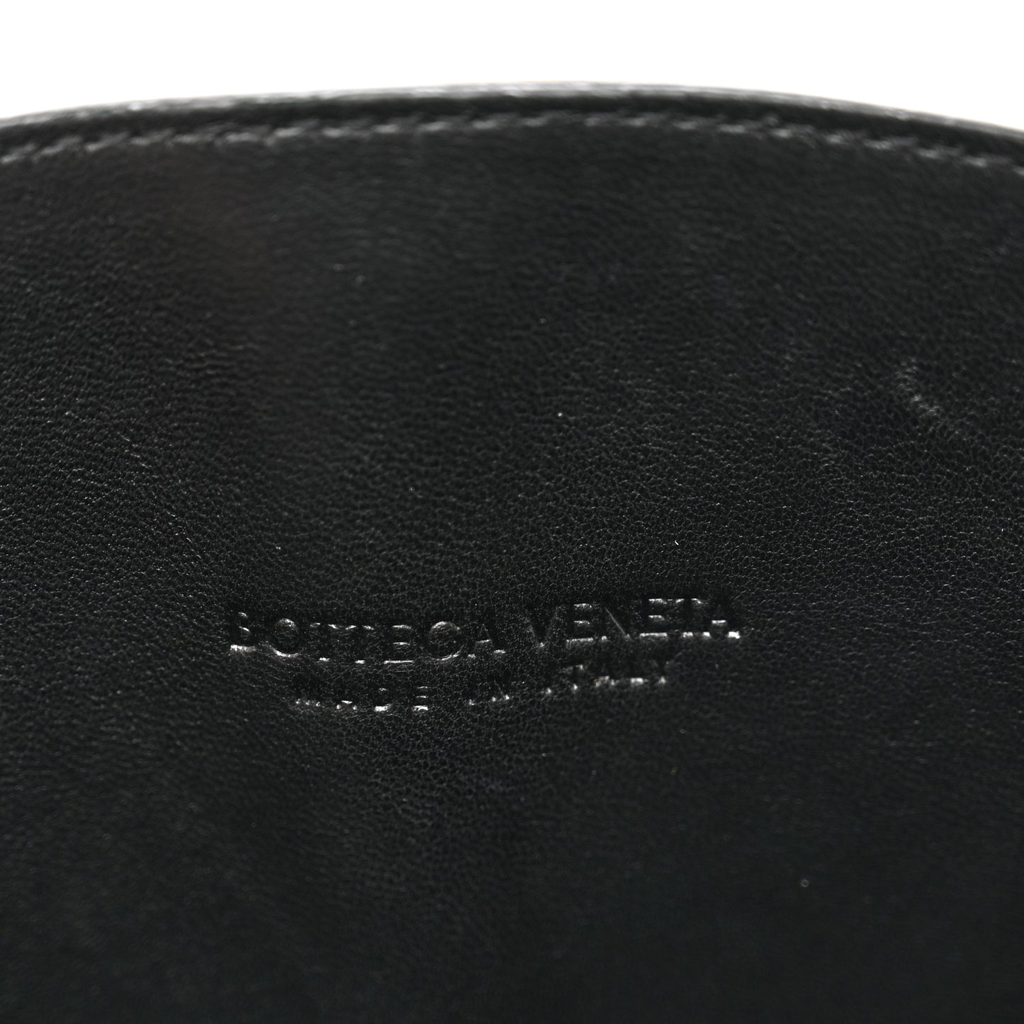Patent Intrecciato Shoulder Bag Black
