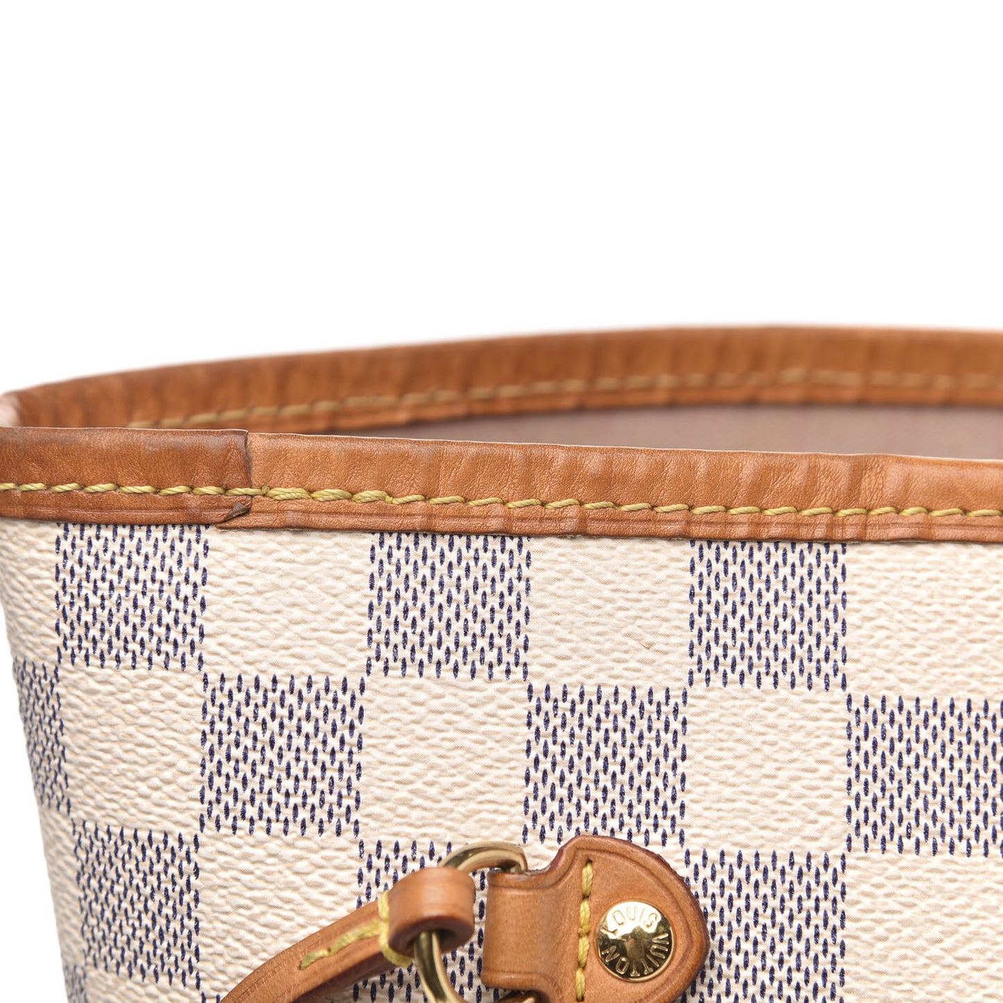 Damier Azur Neo Neverfull MM Rose Ballerine