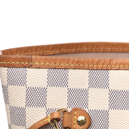 Louis Vuitton Damier Azur Neo Neverfull MM Rose Ballerine 11 of 18