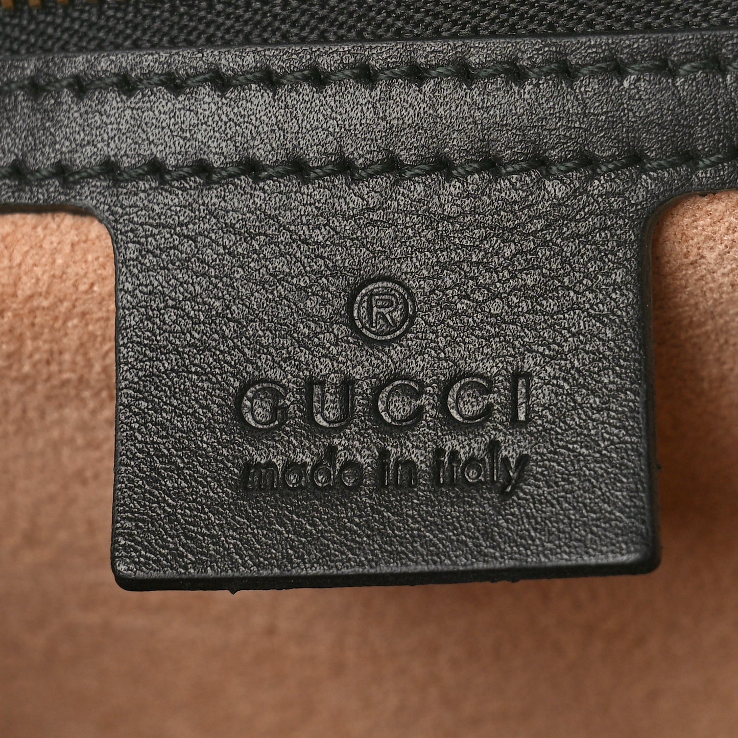 Calfskin Bamboo Trapuntata Queen Margaret Backpack Black