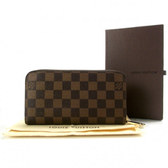 Louis Vuitton Damier Ebene Zippy Wallet 2 of 8