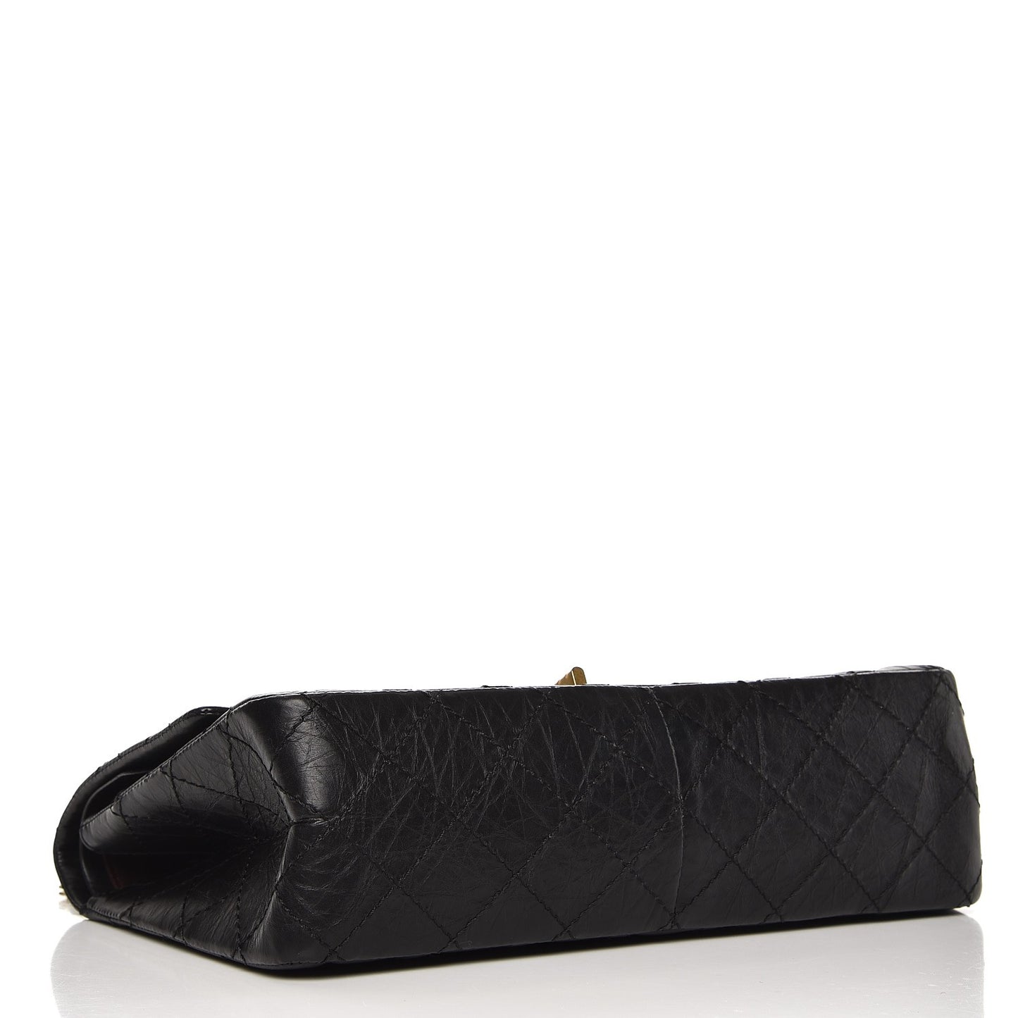 Aged Calfskin Quilted 2.55 Reissue 226 Flap Black