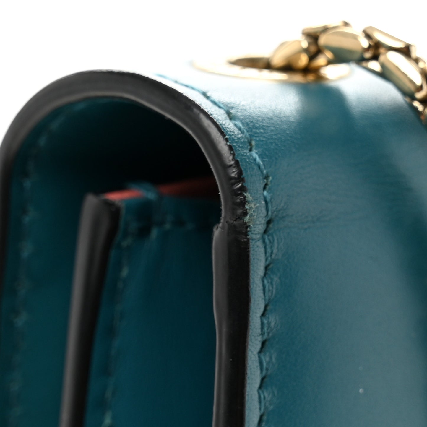 Calfskin Studded Serpenti In Love Forever Crossbody Bag Tropical Turquoise