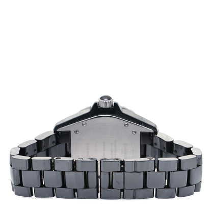 Chanel Stainless Steel Ceramic 38mm J12 Automatic Watch Black 3 of 4