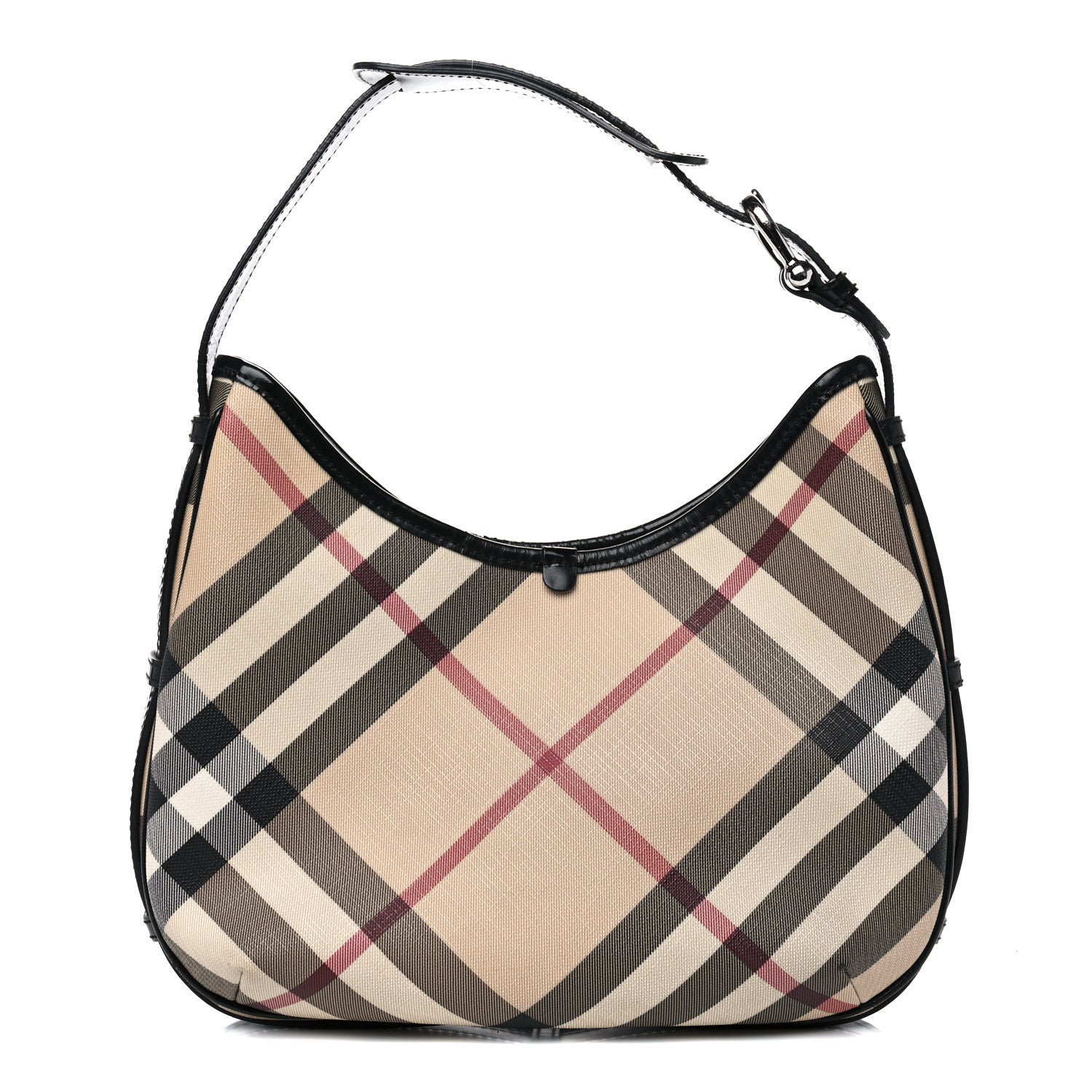 Burberry Nova Check Small Barton Hobo Black 1 of 11