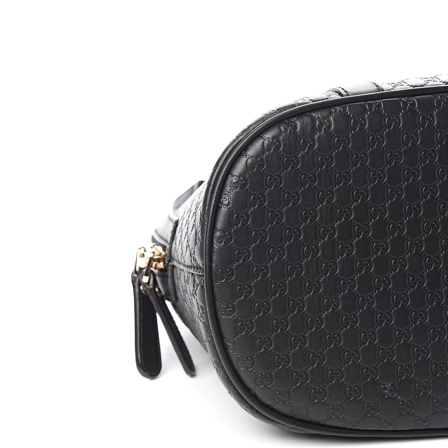 Microguccissima Medium Dome Bag Black