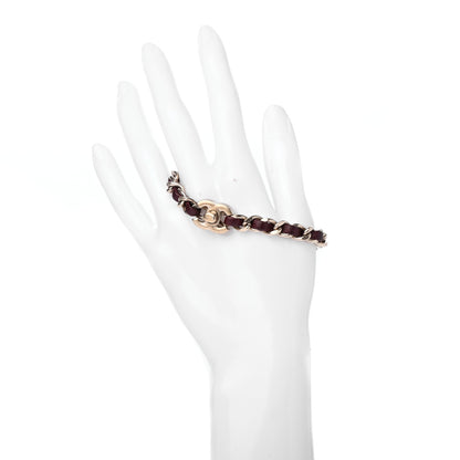 Chanel Lambskin CC Turnlock Chain Bracelet Bordeaux 2 of 4