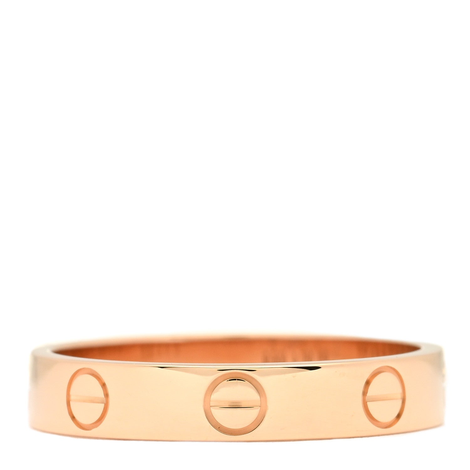 Cartier 18K Pink Gold 3.5mm LOVE Wedding Band Ring 54 7 3 of 5