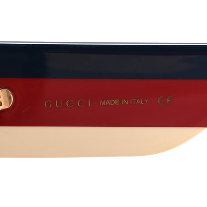 Gucci Acetate Web Oversized Frame Rectangle Sunglasses GG0276S Tortoiseshell 5 of 8