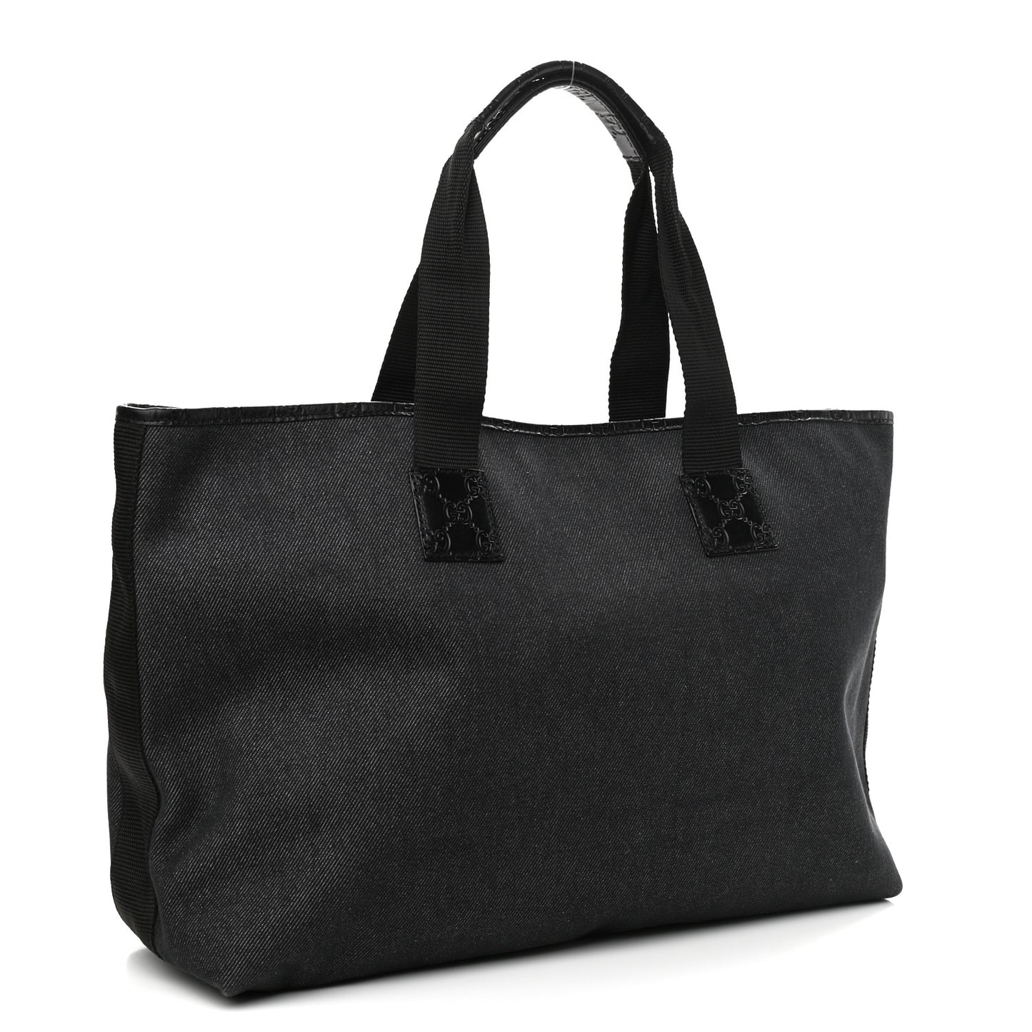 Denim Guccissima Tote Black