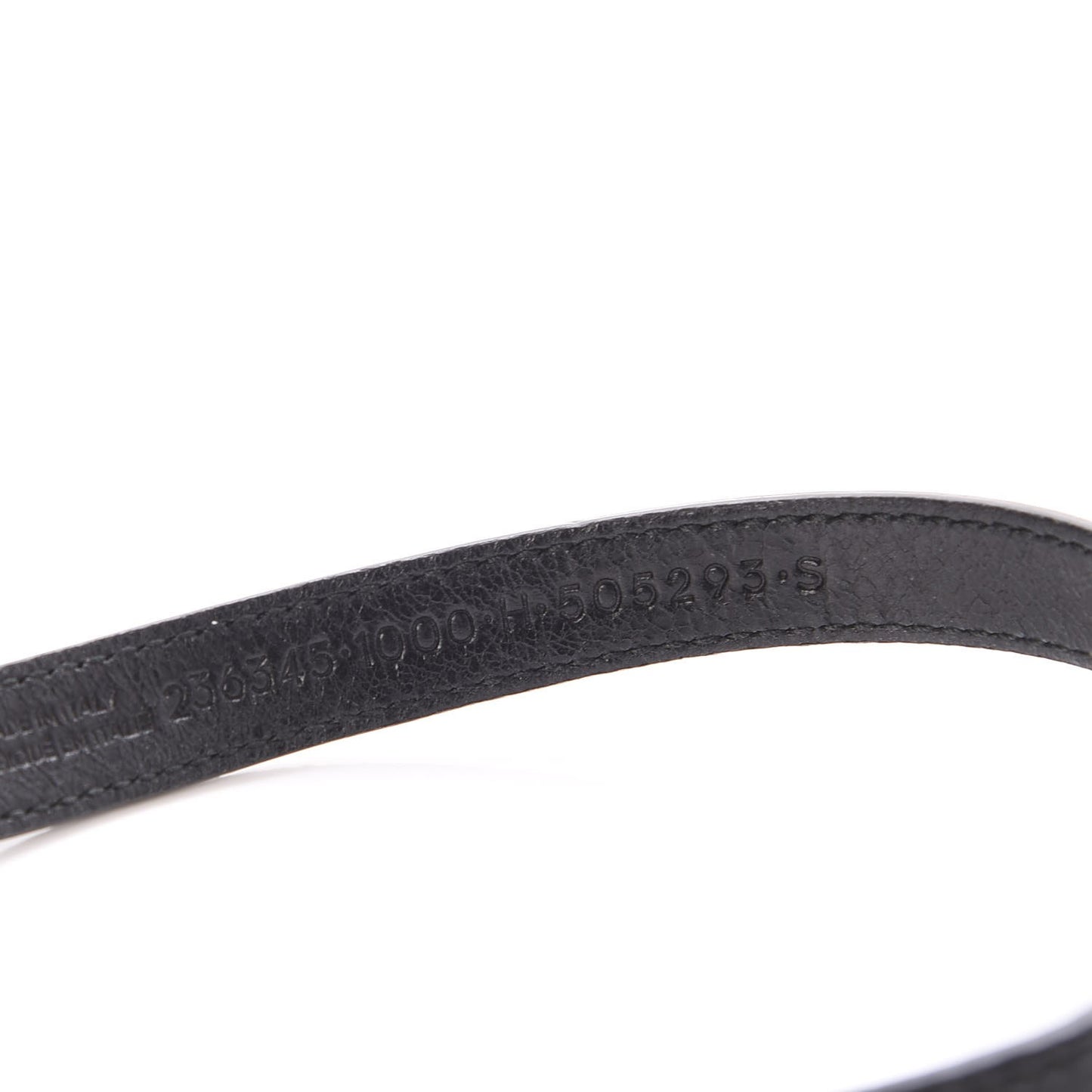 Agneau Giant 12 Silver Hardware Triple Tour Bracelet S Black