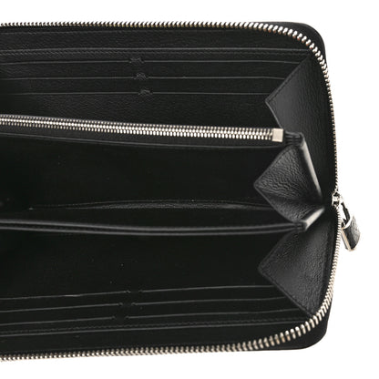 Louis Vuitton Snakeskin Monogram Zippy Padlock Wallet Black 5 of 9