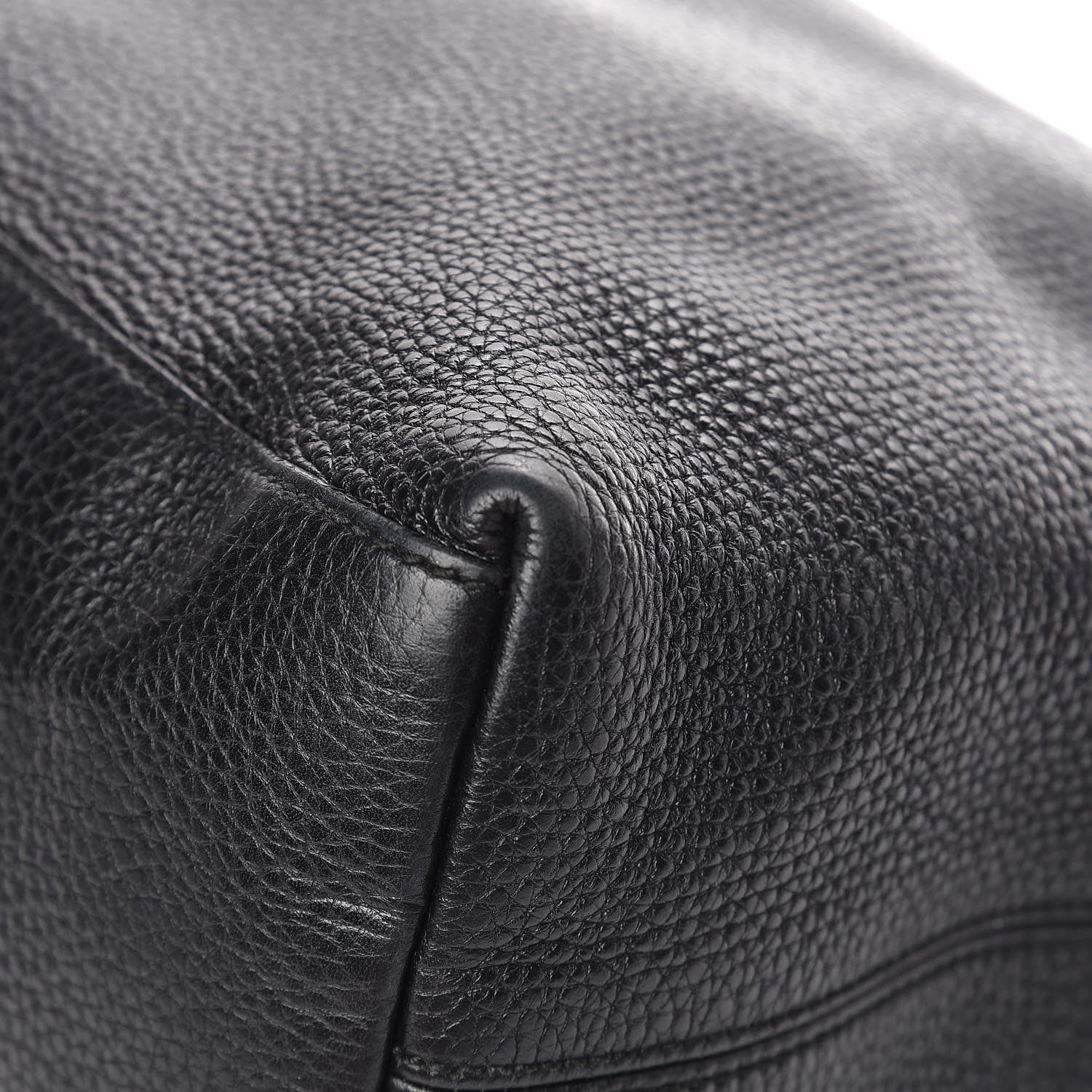 Gucci Pebbled Calfskin Medium Soho Chain Shoulder Bag Black 13 of 16