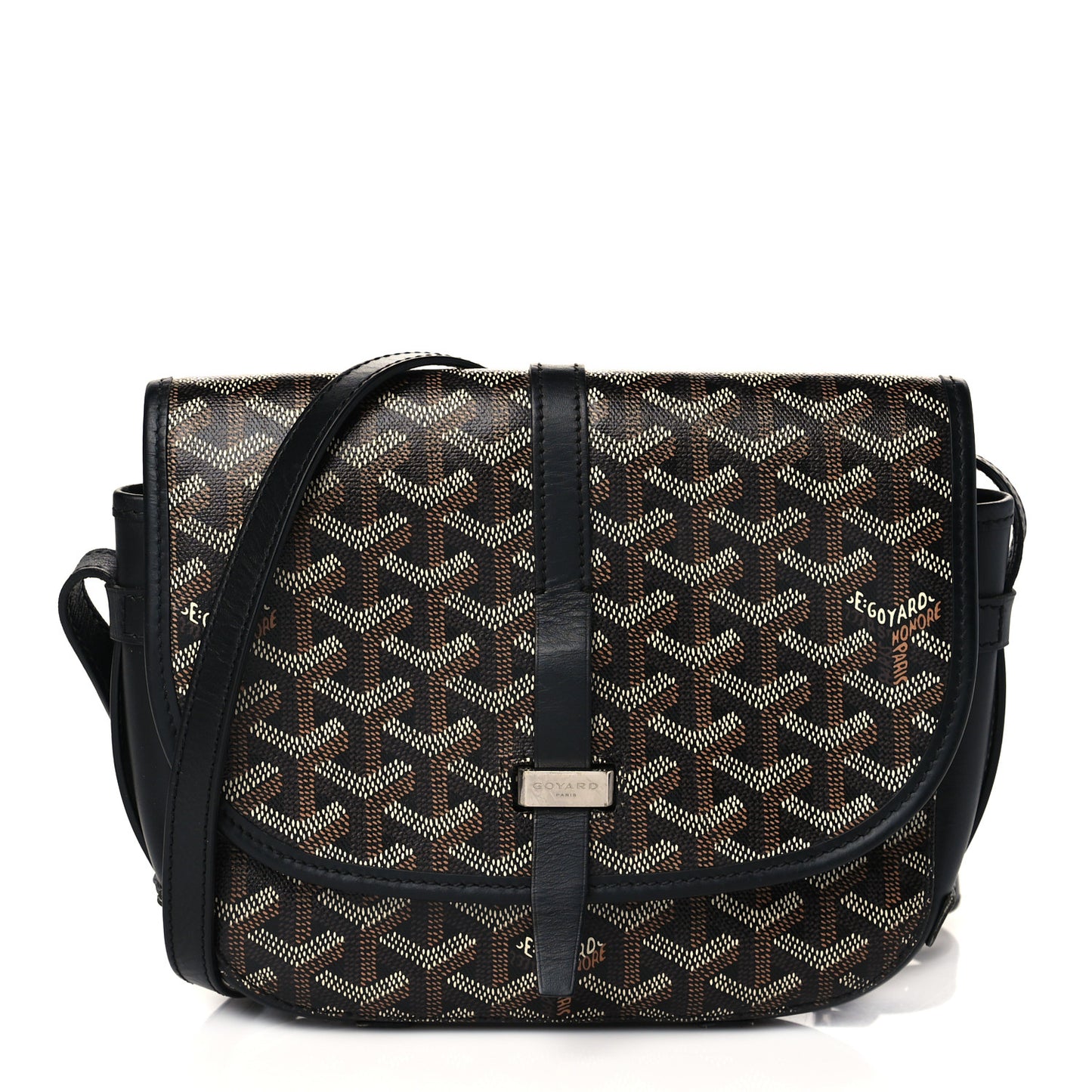 Goyardine Belvedere II PM Messenger Bag Black