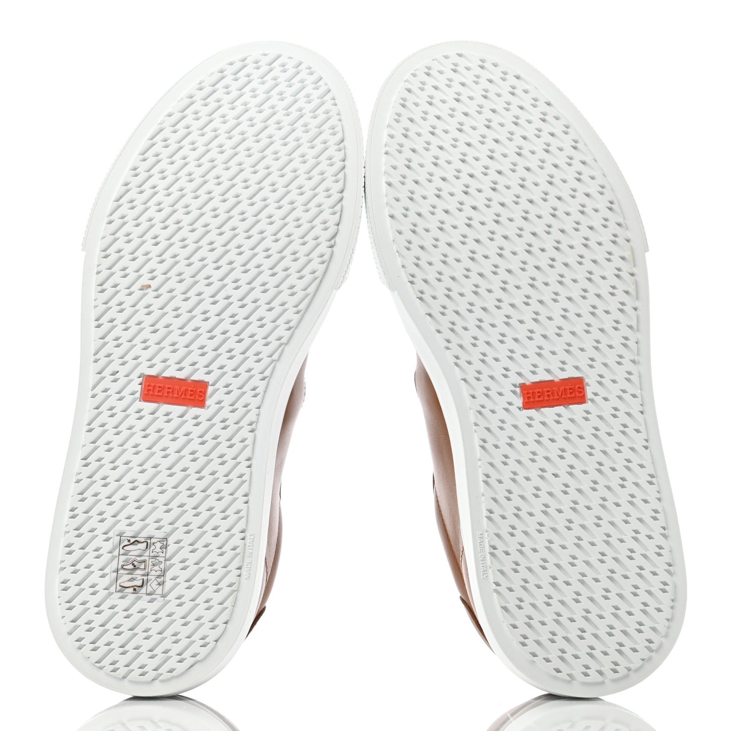 Calfskin Day Sneakers 38 Naturel