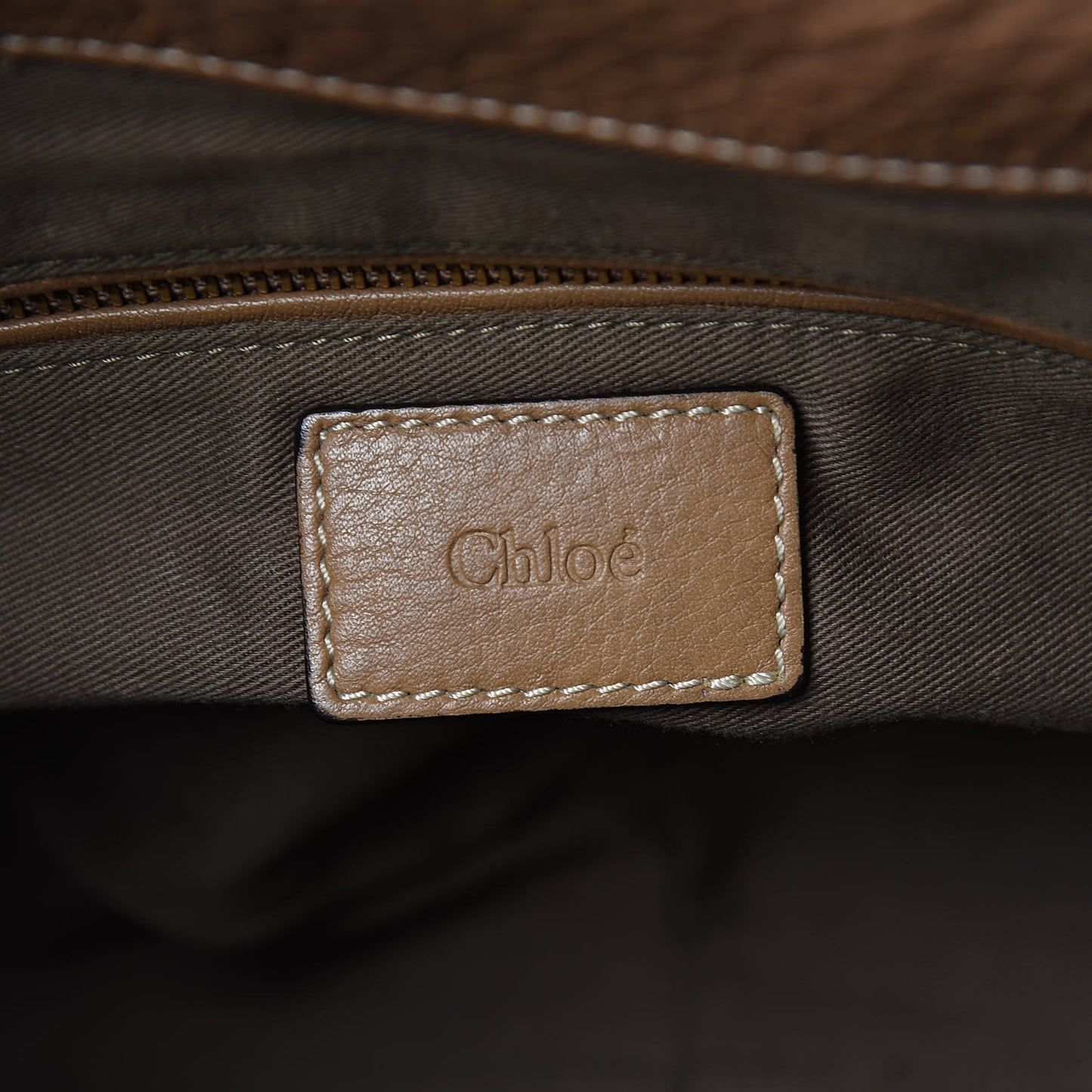 Calfskin Medium Marcie Round Zip Crossbody Bag Nut