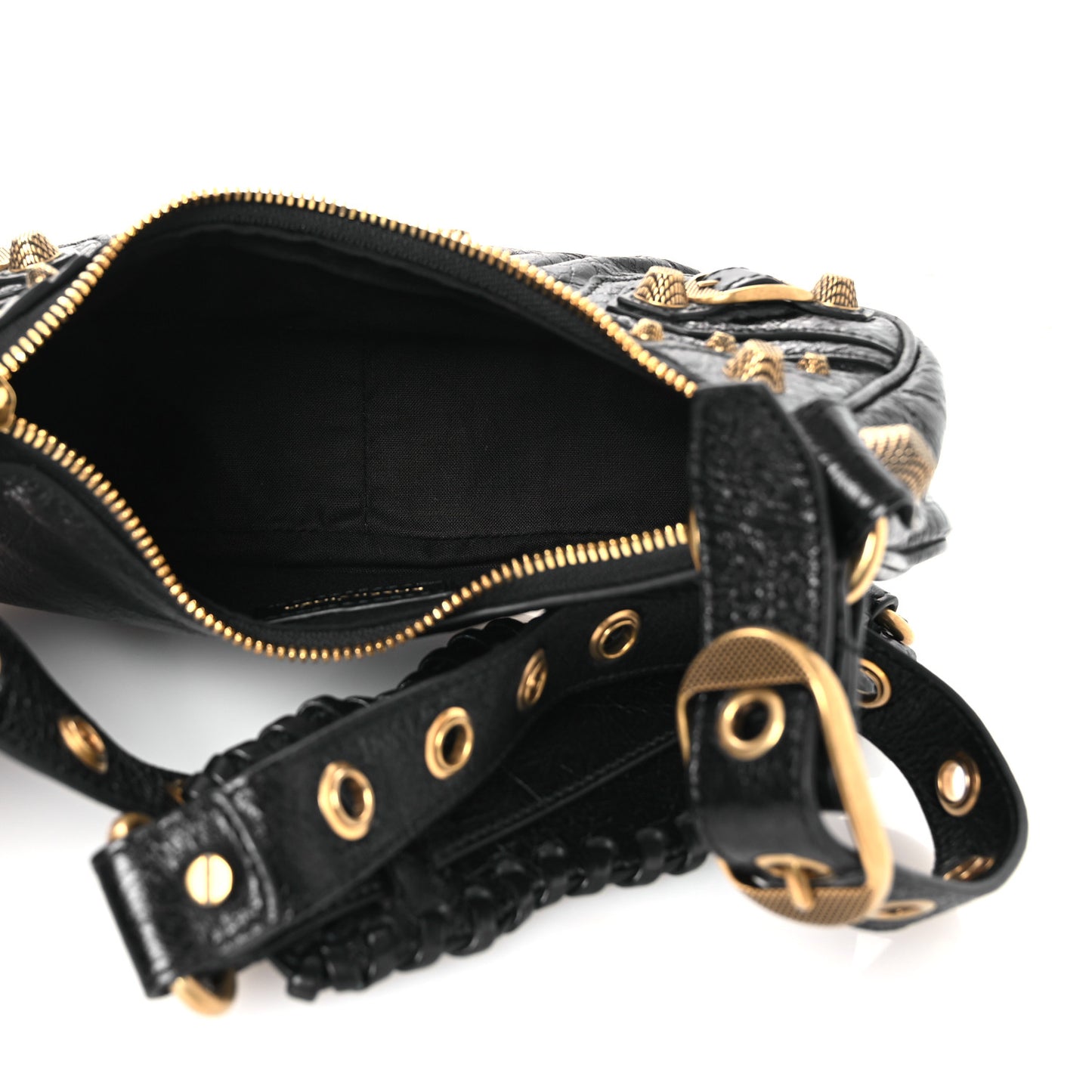 Agneau Arena Le Cagole Shoulder Bag XS Black