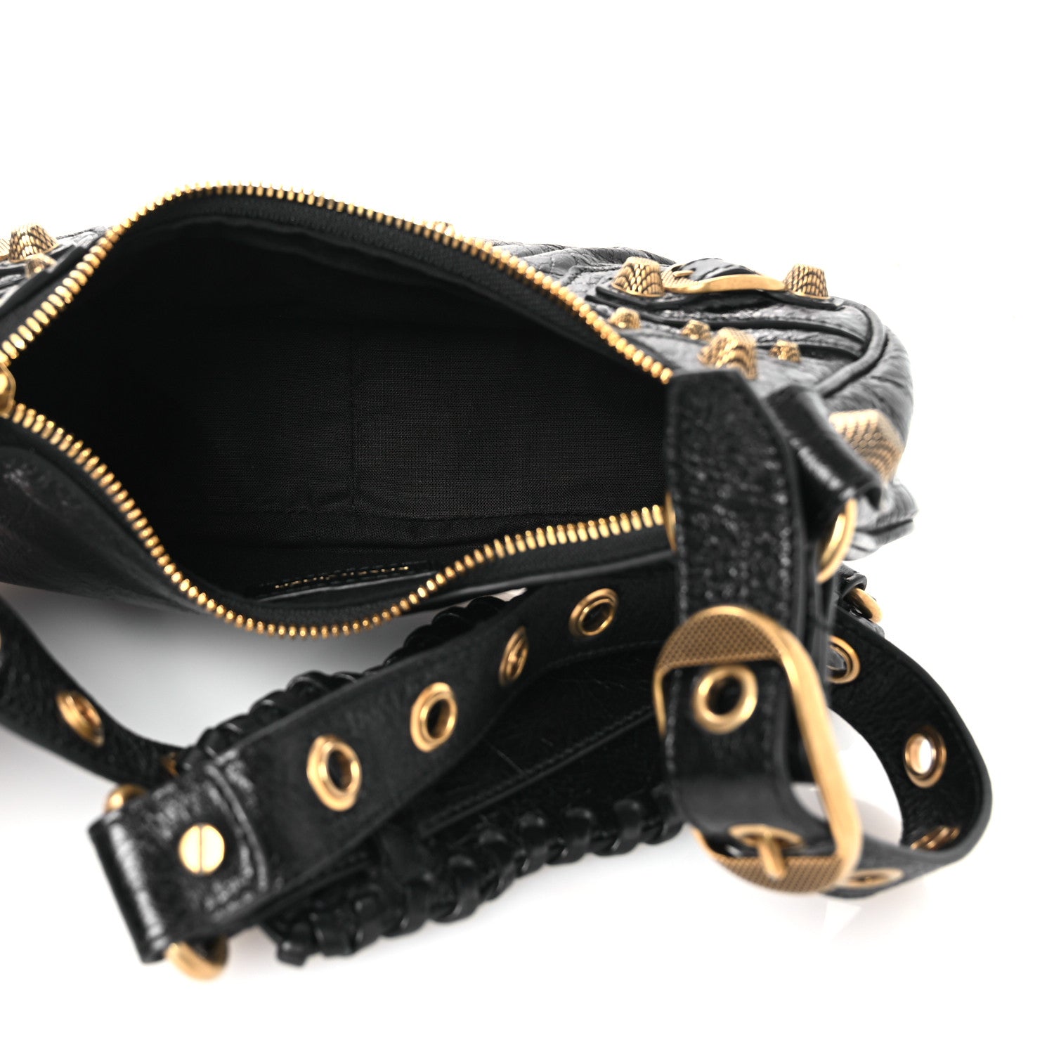 Balenciaga Agneau Arena Le Cagole Shoulder Bag XS Black 6 of 11