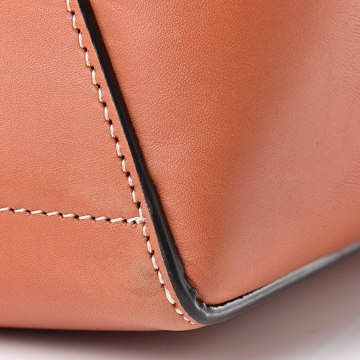 Celine Natural Calfskin Sangle Bucket Bag Terracotta 12 of 12