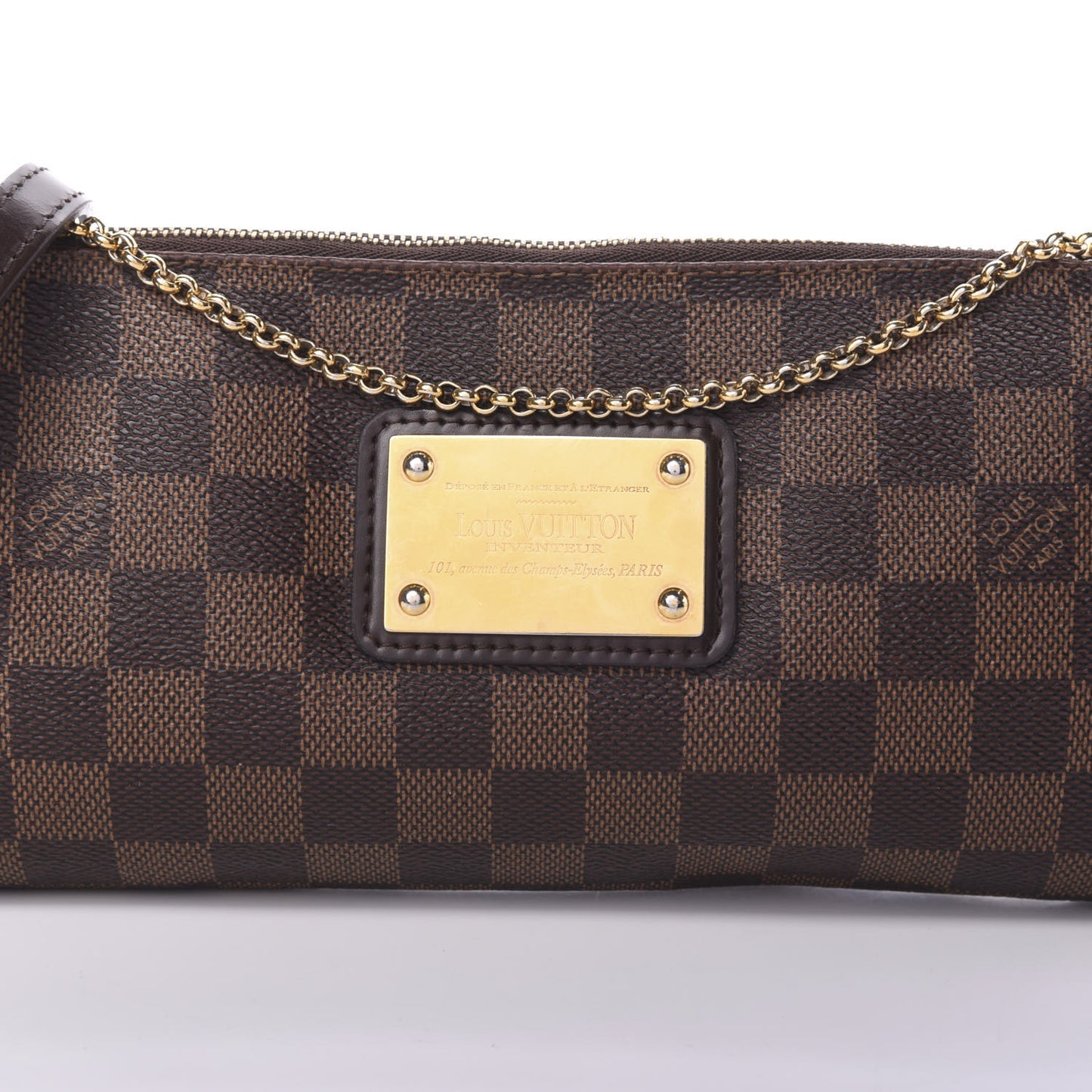 Damier Ebene Eva Clutch