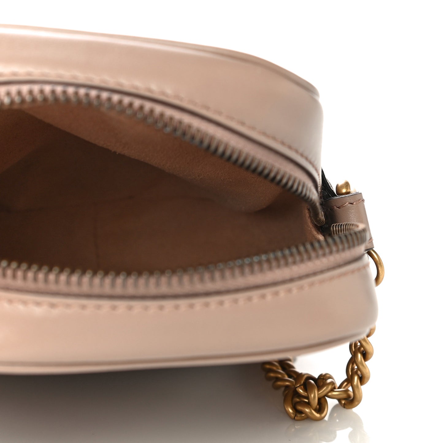 Calfskin Matelasse Mini GG Marmont Crossbody Bag Porcelain Rose